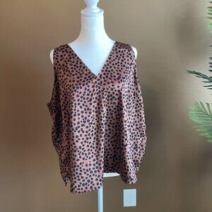 Old Navy leopard print silky tank top